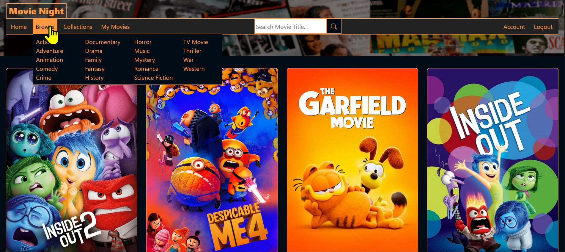movie night project image